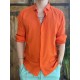 Camicia viscosa arancione 