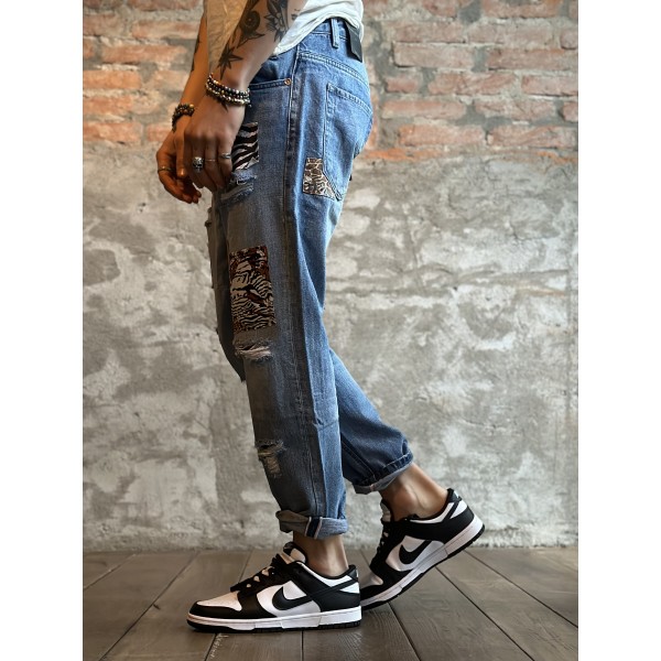 Jeans gl6161q mike animalier Jeans gl6161q mike animalier