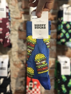 Calzino blu hamburger Calzino blu hamburger