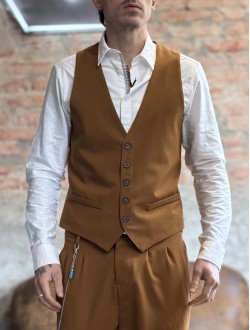 IMPERIAL gilet caramello