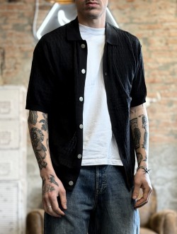 PLT tee aperta nera