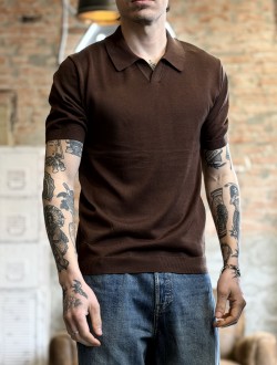 PLT polo V marrone PLT polo V marrone