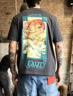 JJ T-SHIRT  antracite dragone