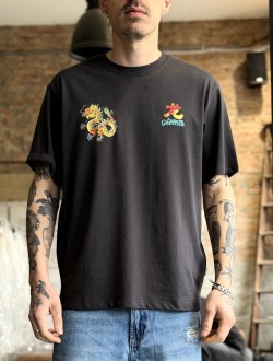 JJ T-shirt nera dragone