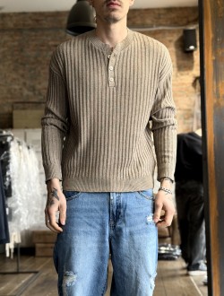 Nj maglia serafino corda Nj maglia serafino corda
