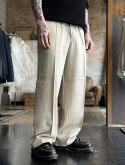 NJ pantalone beige in lino NJ pantalone beige in lino