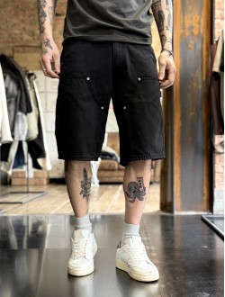 RYTUAL Bermuda nero con toppa RYTUAL Bermuda nero con toppa