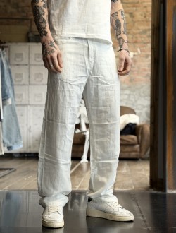 Pont Cleveland bianco in lino