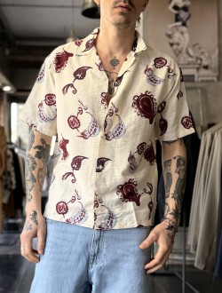 Jj camicia mc fantasia cream