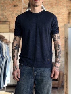 GL TEE blu misto lino GL TEE blu misto lino