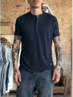 Gl serafino blu misto lino